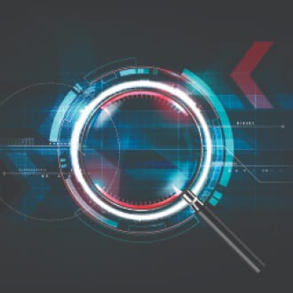 Modern magnifying glass