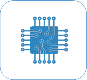 Microchip light blue